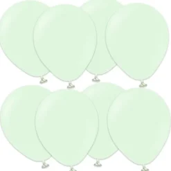 Latexballonger Blekgrön 13 cm (25-pack)