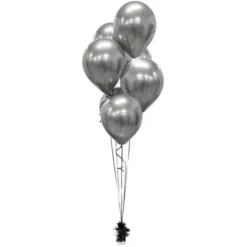 Latexballonger Chrome Grafit Platinum