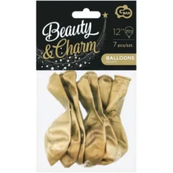 Latexballonger Chrome Guld Platinum