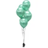 Latexballonger Chrome Mintgrön Platinum