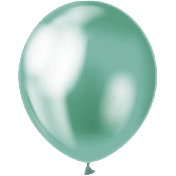 Latexballonger Chrome Mintgrön Platinum
