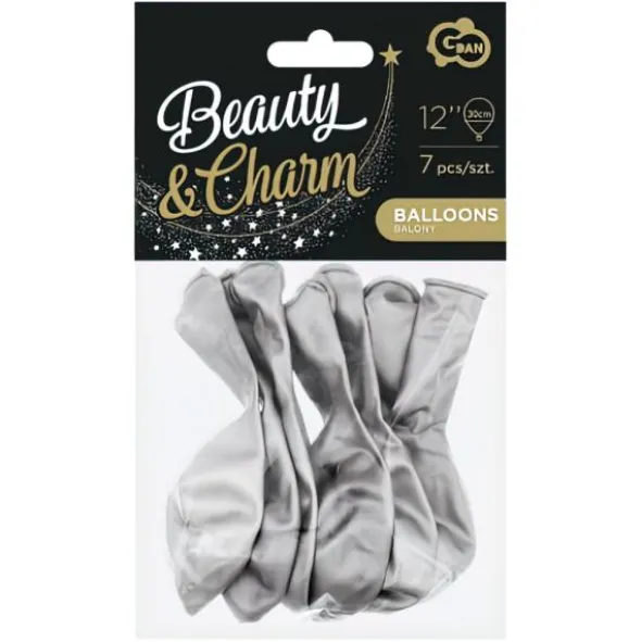 Latexballonger Chrome Silver Platinum