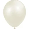 Latexballonger Elfenbensvit 30 cm (10-pack)