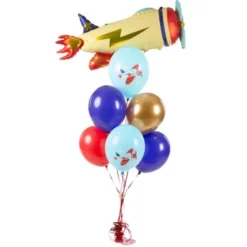 Latexballonger Flygplan 50-pack