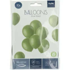 Latexballonger Gröna Olive Green