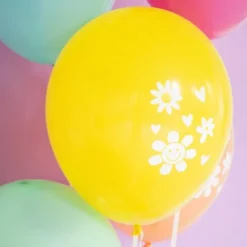 Latexballonger Happy Birthday Boho Girlz 6-pack