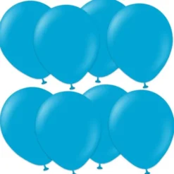 Latexballonger Karibisk Blå 13 cm (25-pack)