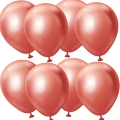Latexballonger Kromröd 13 cm (25-pack)