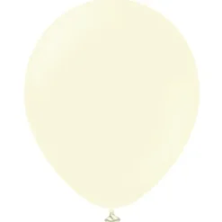 Latexballonger Macaron Blekgul 30 cm (10-pack)