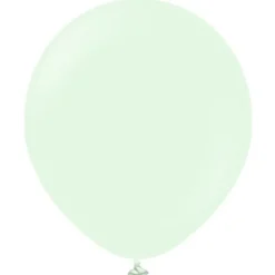 Latexballonger Macaron Blekgrön 45 cm (5-pack)