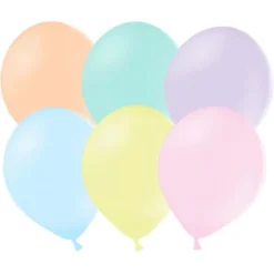 Latexballonger Pastell Mix 50-pack