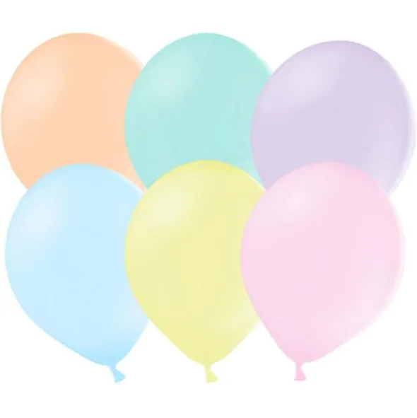 Latexballonger Pastell Mix 50-pack