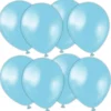 Latexballonger Pearl Sky Blue 13 cm 25-pack (25-pack)