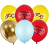 Latexballonger 1 År Racingbil Mix