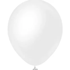 Latexballonger Satin Vit (10-pack)