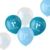 Latexballonger 1st Birthday Blå