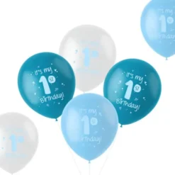 Latexballonger 1st Birthday Blå