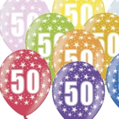 Latex Sifferballonger 50