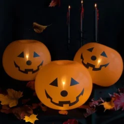 LED Ballonger Halloweenpumpor 5-pack