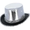 LED Hög Hatt Metallisk Silver