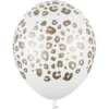 Leopard Latexballonger Guld