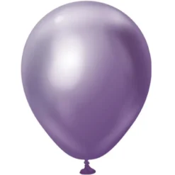Lila Mini Chrome Ballonger (25-pack)