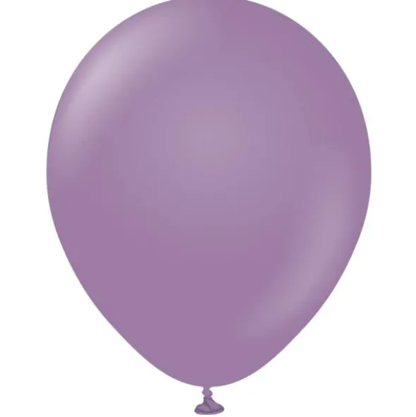 Lila Stora Standard Latexballonger Lavender (5-pack)