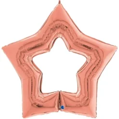 Linky Star Folieballong Roséguld