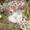 Liten Glasflaska Hjärta