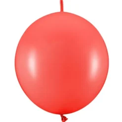 Länkande Ballonger Intensiv Röd Pastell 20-pack