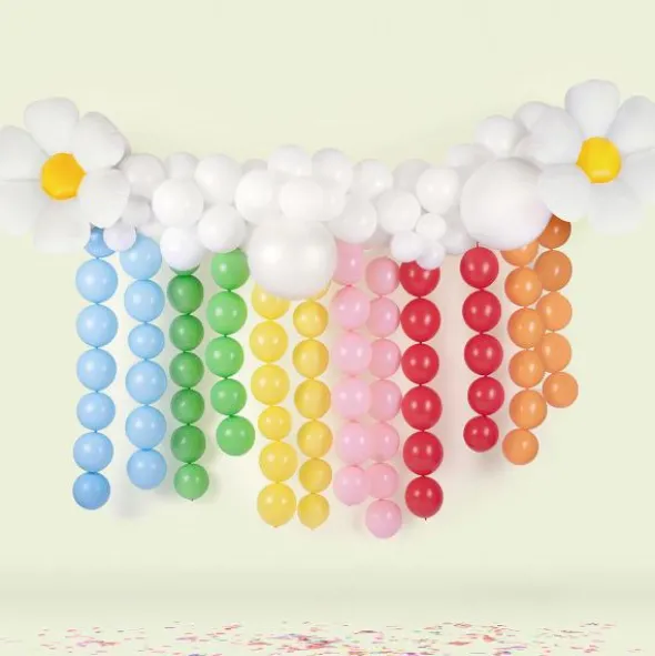 Länkande Ballonger Intensiv Röd Pastell 20-pack
