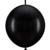 Länkande Ballonger Svart Pastell 20-pack