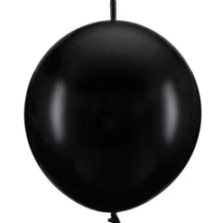 Länkande Ballonger Svart Pastell 20-pack