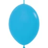 Länkande Latexballonger Blå (10-pack)