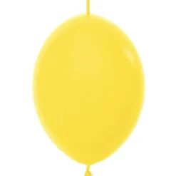 Länkande Latexballonger Gul 50-pack (50-pack)