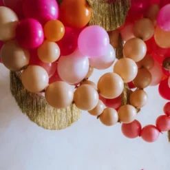 Länkande Latexballonger Ljusrosa 20-pack