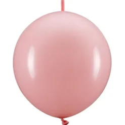 Länkande Latexballonger Ljusrosa 20-pack
