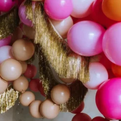 Länkande Latexballonger Ljusrosa 20-pack