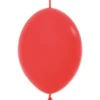 Länkande Latexballonger Röd (10-pack)