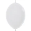 Länkande Latexballonger Vit 25-pack (25-pack)