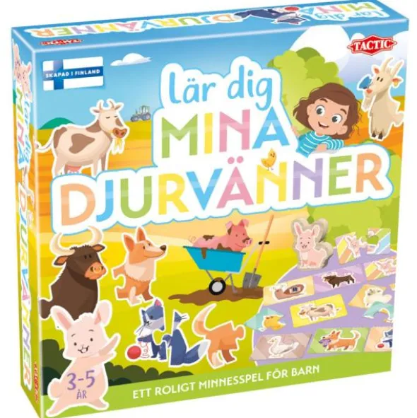 Lär Dig Mina Djurvänner Barnspel