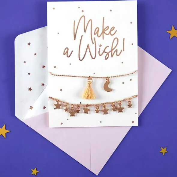Make a Wish Kort med Armband
