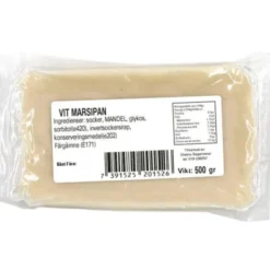 Marsipan Vit Ofärgad 500 gram