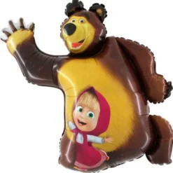 Masha och Björnen Folieballong