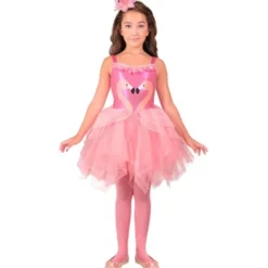 Maskeraddräkt Flamingo Barn (3-4 år (110 cm))