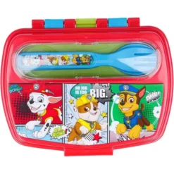 Matlåda med Bestick Paw Patrol