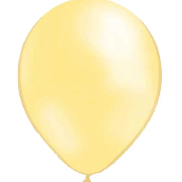 Metallic Ballonger Elfenben (10-pack)