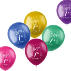 Metallic Ballonger Happy 7th