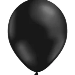 Metallic Ballonger Svarta (10-pack)