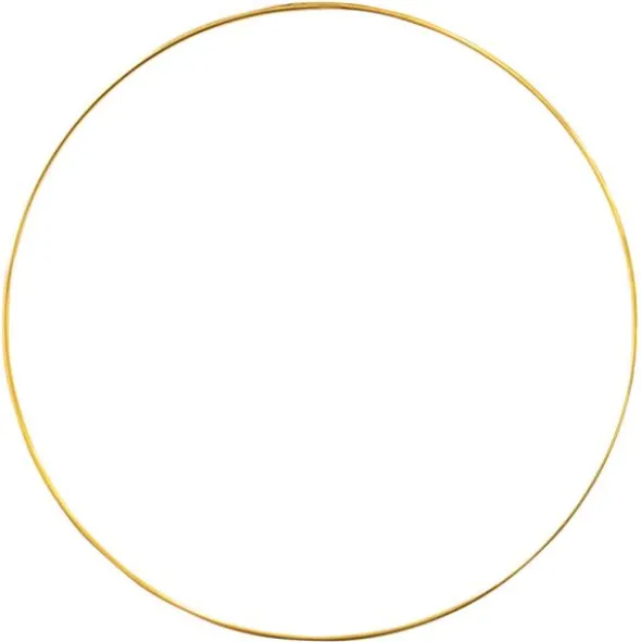 Metallring Guld 25 cm